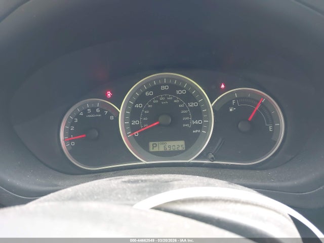 2008 Subaru Impreza 2.5i მანქანა იყიდება აუქციონზე, vin: JF1GE61668H526397, აუქციონის ნომერი: 44662549