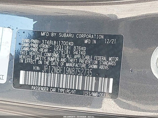 2022 TOYOTA GR86 JF1ZNBF19N8752735 Photo 8