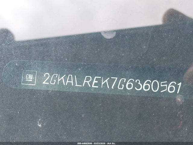 44662699 :رقم المزاد ، 2GKALREK7G6360561 vin ، 2016 Gmc Terrain Denali مزاد بيع