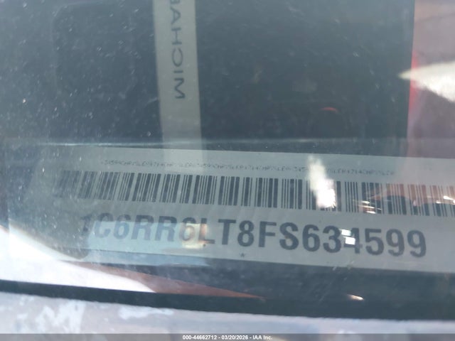 Продажа на аукционе авто 2015 Ram 1500 Lone Star, vin: 1C6RR6LT8FS634599, номер лота: 44662712