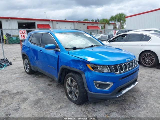Продажа на аукционе авто 2021 Jeep Compass Limited Fwd, vin: 3C4NJCCB5MT555746, номер лота: 44662797