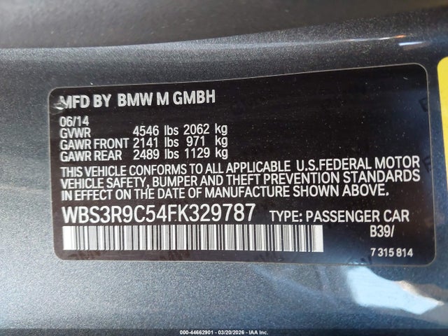 2015 BMW M4 WBS3R9C54FK329787 Photo 8