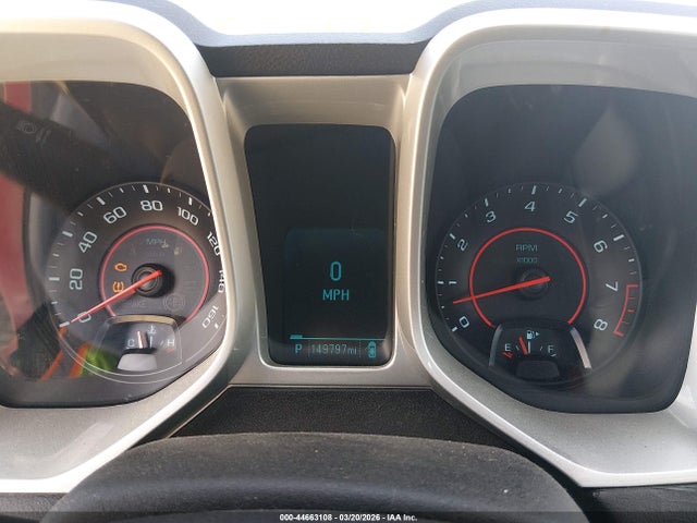 44663108 :رقم المزاد ، 2G1FA1E38C9207304 vin ، 2012 Chevrolet Camaro 2ls مزاد بيع