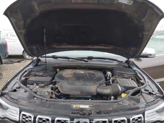 44663151 :رقم المزاد ، 1C4RJFCG3HC790324 vin ، 2017 Jeep Grand Cherokee Overland 4x4 مزاد بيع