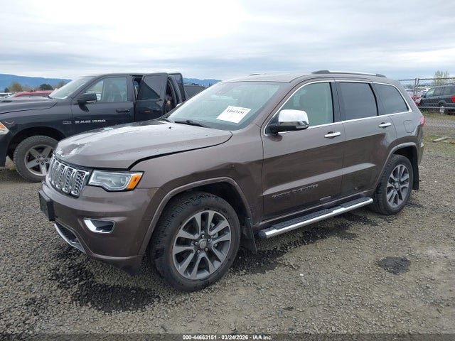 44663151 :رقم المزاد ، 1C4RJFCG3HC790324 vin ، 2017 Jeep Grand Cherokee Overland 4x4 مزاد بيع