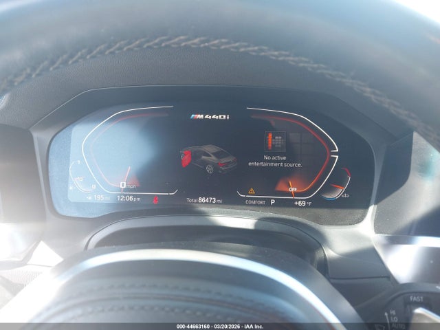 44663160 :رقم المزاد ، WBA13AR08MCH13849 vin ، 2021 Bmw M440i Xdrive مزاد بيع