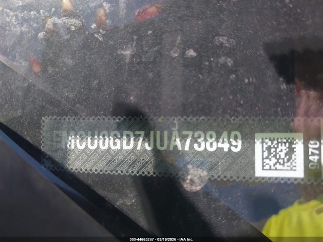 1FMCU0GD7JUA73849 Ford ESCAPE SE