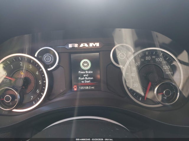 44663345 :رقم المزاد ، 1C6SRFBT9KN833110 vin ، 2019 Ram 1500 Big Horn/lone Star  4x4 6'4 Box مزاد بيع