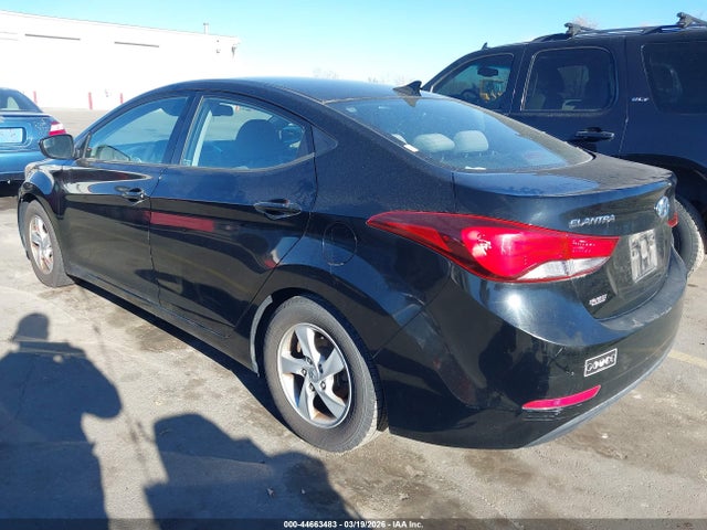 KMHDH4AE7EU172663 Hyundai ELANTRA SE