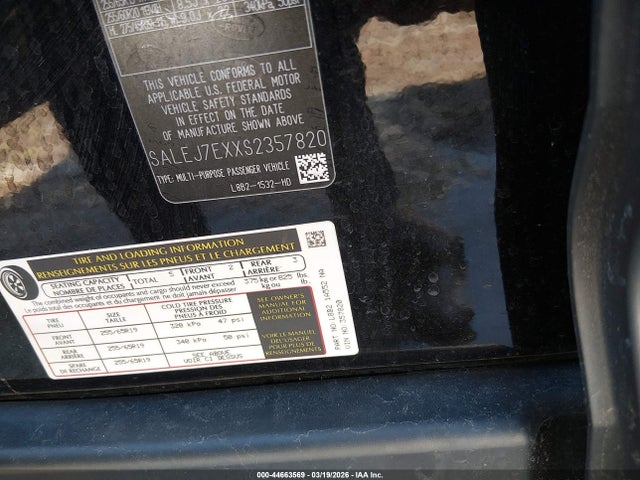 Aukcja sprzedaży 2025 Land Rover Defender 110 P300, vin: SALEJ7EXXS2357820, numer aukcji: 44663569