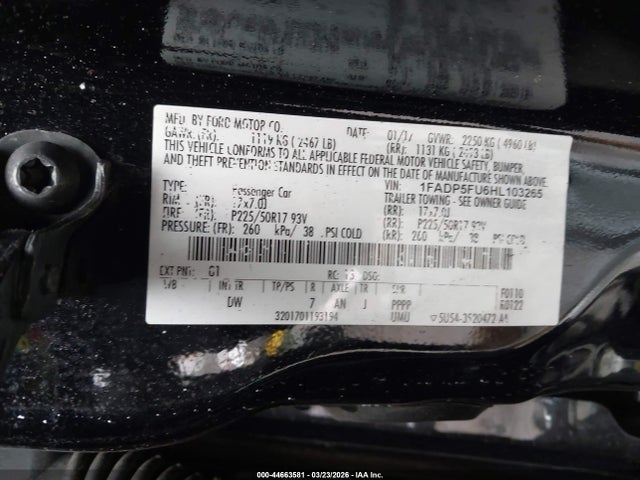 Ford C-max Energi Titanium 2017 1FADP5FU6HL103265 Image 9
