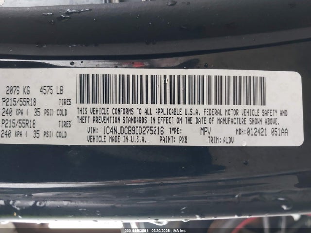 2013 JEEP COMPASS 1C4NJDCB9DD275016 Photo 8