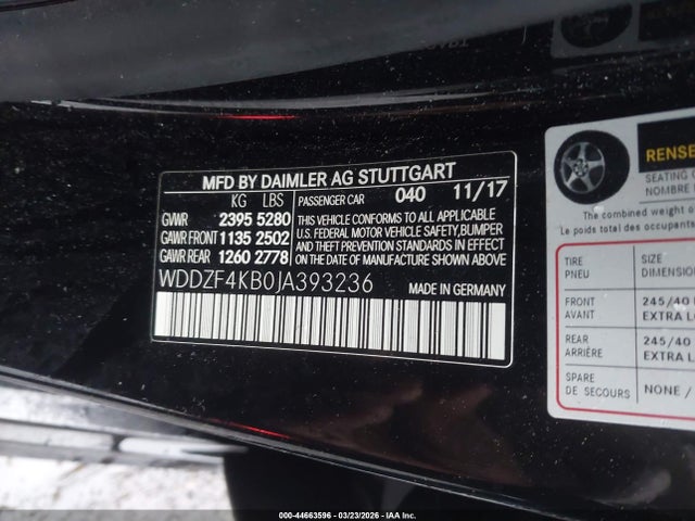 2018 MERCEDES-BENZ E 300 WDDZF4KB0JA393236 Photo 8