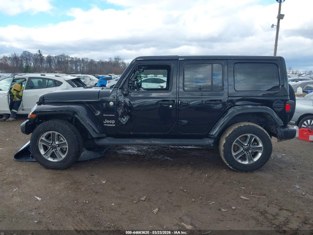 Продаж на аукціоні авто 2021 Jeep Wrangler Unlimited Sahara 4x4, vin: 1C4HJXEM0MW577506, номер лоту: 44663620