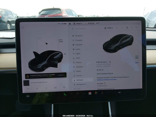 Продаж на аукціоні авто 2020 Tesla Model 3 Long Range Dual Motor All-wheel Drive, vin: 5YJ3E1EB1LF793538, номер лоту: 44663650