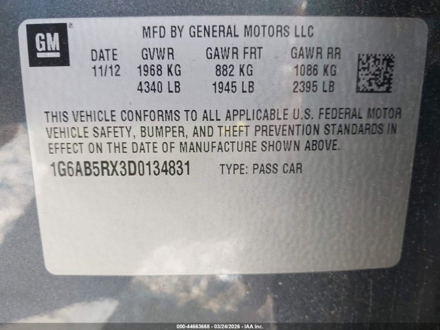 2013 CADILLAC ATS 1G6AB5RX3D0134831 Photo 8