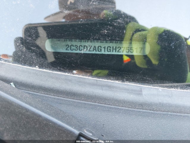 44663682 :رقم المزاد ، 2C3CDZAG1GH275517 vin ، 2016 Dodge Challenger Sxt مزاد بيع