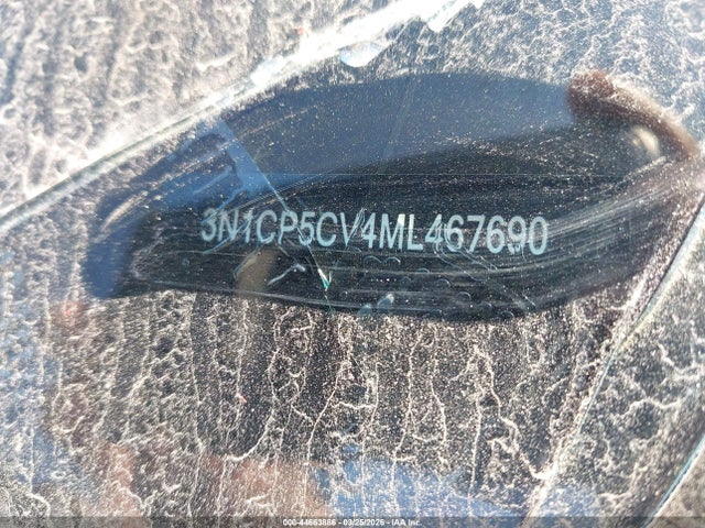 2021 Nissan Kicks Sv Xtronic Cvt მანქანა იყიდება აუქციონზე, vin: 3N1CP5CV4ML467690, აუქციონის ნომერი: 44663886