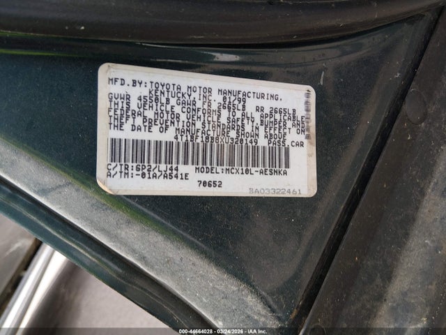 1999 TOYOTA AVALON 4T1BF18B8XU320149 Photo 8
