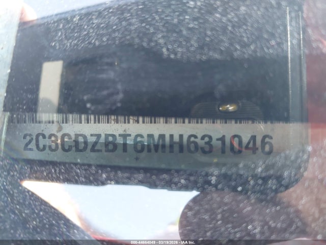 Продажа на аукционе авто 2021 Dodge Challenger R/t, vin: 2C3CDZBT6MH631046, номер лота: 44664049