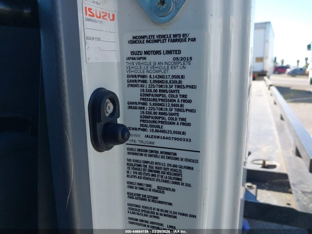 JALE5W164G7900333 Isuzu Dsl Reg At