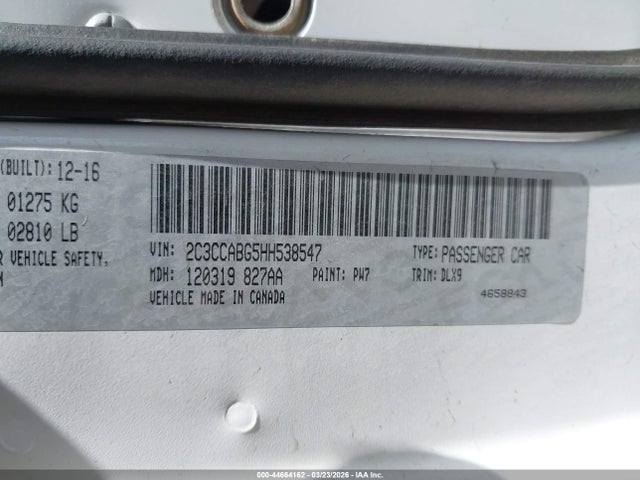 Aukcja sprzedaży 2017 Chrysler 300 300s, vin: 2C3CCABG5HH538547, numer aukcji: 44664162