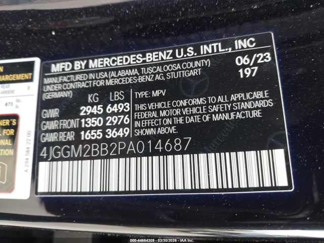 2023 MERCEDES-BENZ EQE 350+ SUV 4JGGM2BB2PA014687 Photo 8