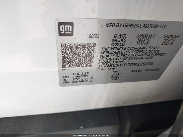 Chevrolet Suburban 2wd Premier 2023 1GNSCFKD7PR139784 Image 9