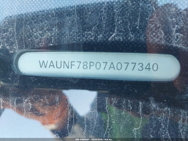 Продаж на аукціоні авто 2007 Audi A3 2.0t, vin: WAUNF78P07A077340, номер лоту: 44664497