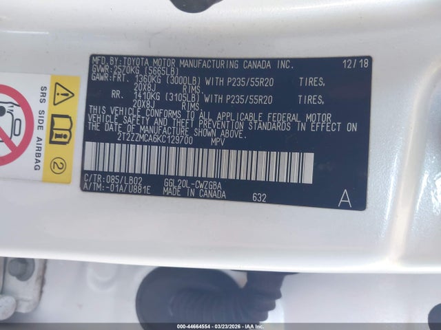 Lexus RX 350 2019 2T2ZZMCA6KC129700 Image 9