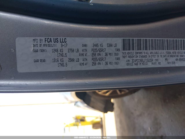Dodge JOURNEY SE 2018 3C4PDCAB9JT152254 Image 9