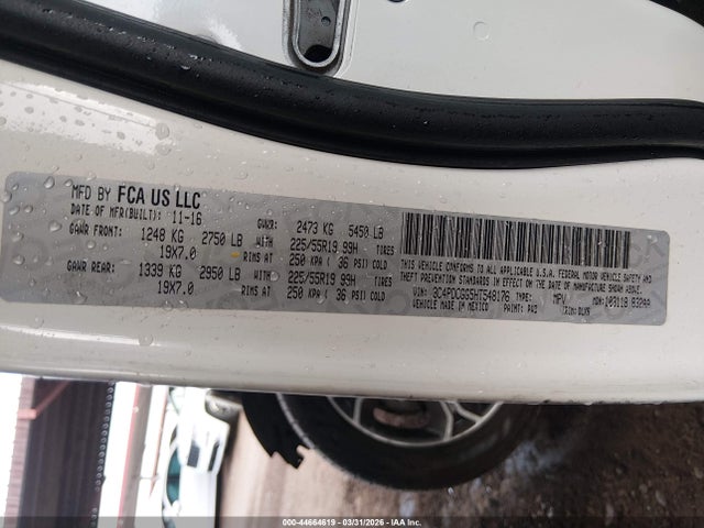 3C4PDCGG5HT548176 Dodge Journey Crossroad Plus
