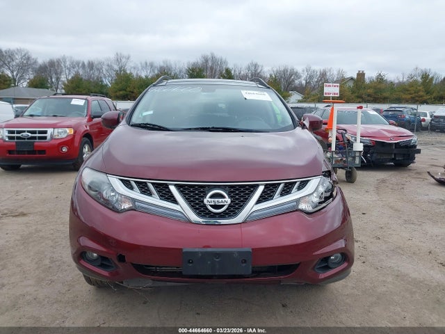 2012 Nissan Murano Sl მანქანა იყიდება აუქციონზე, vin: JN8AZ1MW4CW236834, აუქციონის ნომერი: 44664660