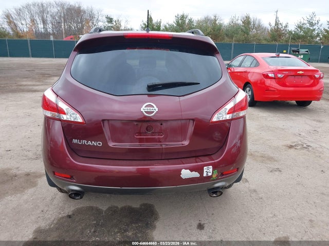 2012 Nissan Murano Sl მანქანა იყიდება აუქციონზე, vin: JN8AZ1MW4CW236834, აუქციონის ნომერი: 44664660