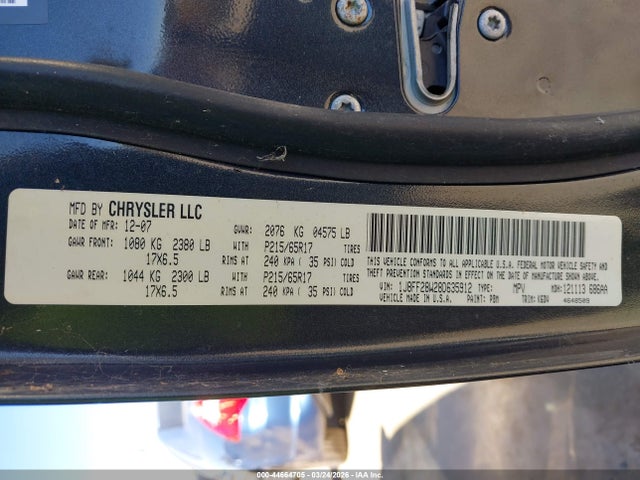 2008 JEEP PATRIOT 1J8FF28W28D635912 Photo 8