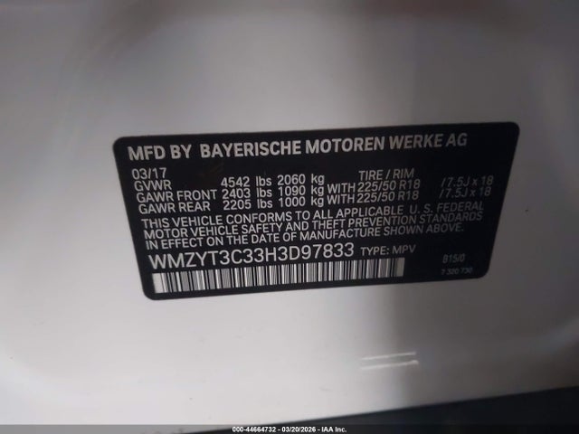 WMZYT3C33H3D97833 Mini Countryman Cooper S