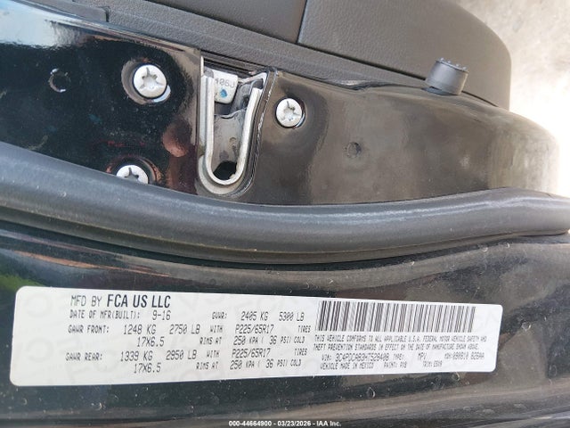 44664900 :رقم المزاد ، 3C4PDCAB3HT528408 vin ، 2017 Dodge Journey Se مزاد بيع