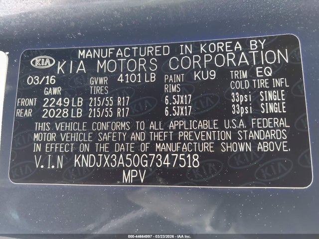 KNDJX3A50G7347518 KIA Soul !