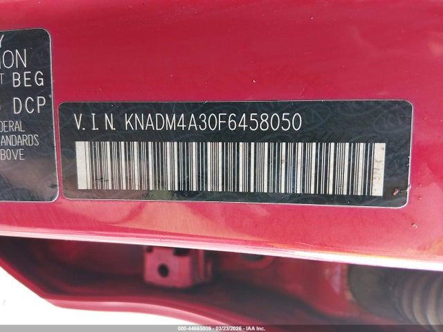 KIA RIO LX 2015 KNADM4A30F6458050 Image 9