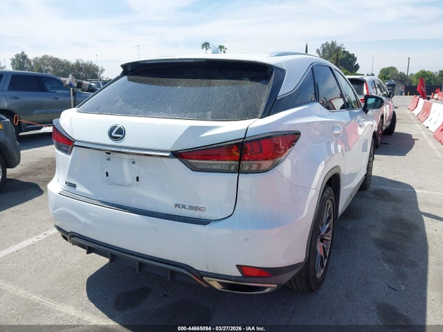 2022 Lexus Rx 350 F Sport Handling მანქანა იყიდება აუქციონზე, vin: 2T2YZMDA5NC326839, აუქციონის ნომერი: 44665094