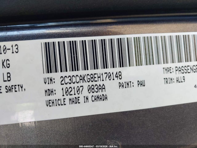 Продажа на аукционе авто 2014 Chrysler 300c Awd, vin: 2C3CCAKG8EH170148, номер лота: 44665247