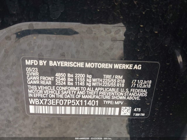 2023 BMW X1 WBX73EF07P5X11401 Photo 8