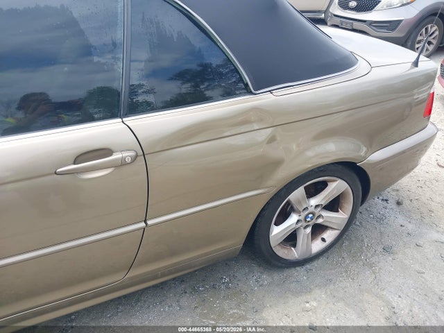 2005 Bmw 325ci მანქანა იყიდება აუქციონზე, vin: WBABW33465PL35346, აუქციონის ნომერი: 44665368