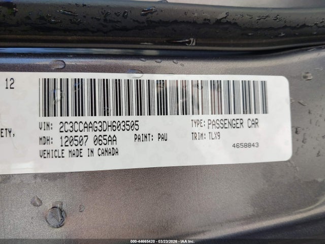 Продаж на аукціоні авто 2013 Chrysler 300 Motown, vin: 2C3CCAAG3DH603505, номер лоту: 44665420