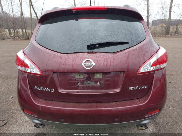 2012 Nissan Murano Sv მანქანა იყიდება აუქციონზე, vin: JN8AZ1MW5CW226829, აუქციონის ნომერი: 44665610