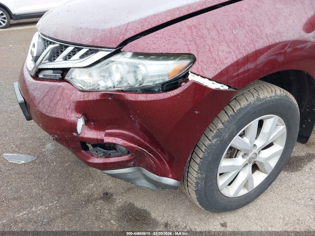 2012 Nissan Murano Sv მანქანა იყიდება აუქციონზე, vin: JN8AZ1MW5CW226829, აუქციონის ნომერი: 44665610