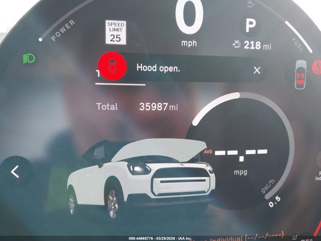44665776 :رقم المزاد ، WMZ23GA06S7P43585 vin ، 2025 Mini Countryman Cooper S مزاد بيع