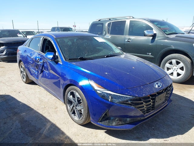 2022 Hyundai Elantra Limited მანქანა იყიდება აუქციონზე, vin: KMHLP4AG5NU224906, აუქციონის ნომერი: 44665893