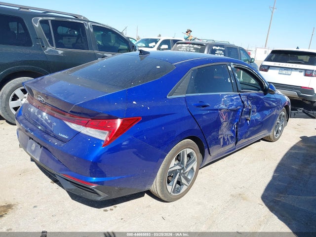 2022 Hyundai Elantra Limited მანქანა იყიდება აუქციონზე, vin: KMHLP4AG5NU224906, აუქციონის ნომერი: 44665893