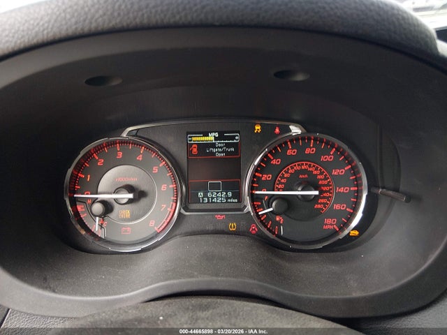 2017 Subaru Wrx მანქანა იყიდება აუქციონზე, vin: JF1VA1B66H9801233, აუქციონის ნომერი: 44665898